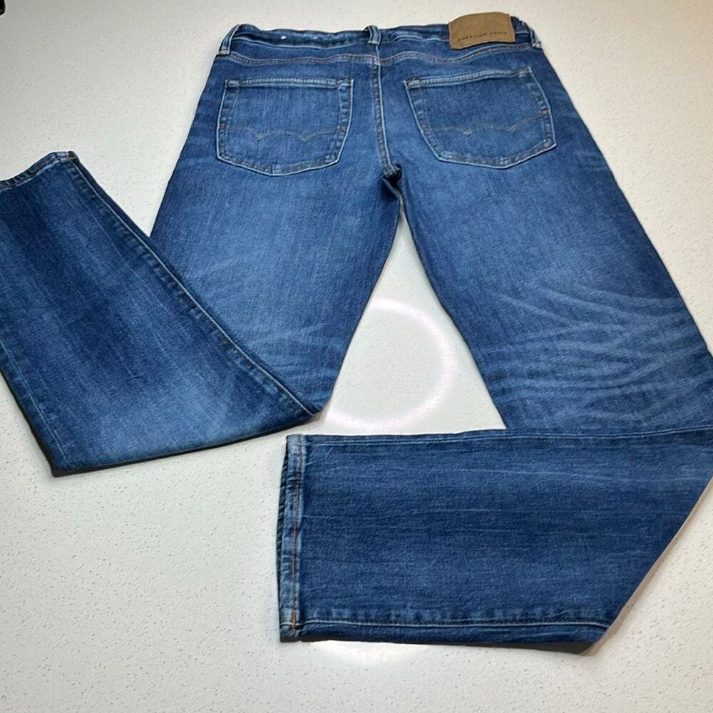 American Eagle Airflex+ Original Straight Stretch Jeans Denim Pants Size 29x32